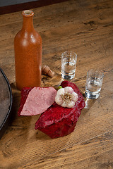 Image showing Ham And Vodka