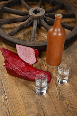 Image showing Ham And Vodka
