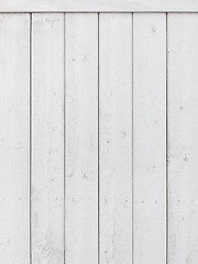 Image showing White wooden wall texture