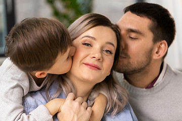 Image showing happy family portrait at home