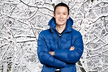 Image showing Asian man in Blue