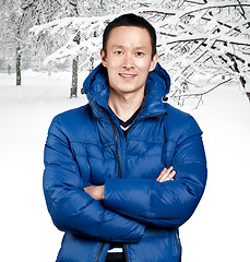 Image showing Asian man in Blue