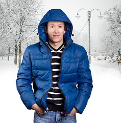 Image showing Asian man in Blue