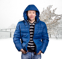 Image showing Asian man in Blue