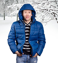 Image showing Asian man in Blue