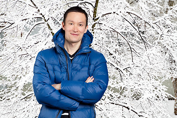 Image showing Asian man in Blue