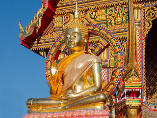 Image showing Buddha image in Huai Yai, Chonburi, Thailand