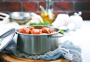 Image showing meatballs