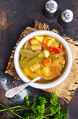 Image showing vegetable soup