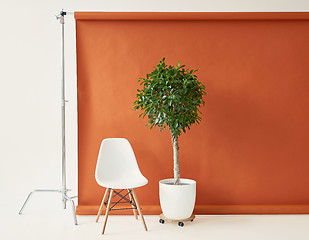 Image showing brown paper backdrop