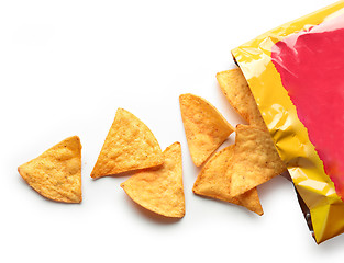 Image showing corn chips nachos