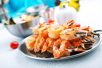 Image showing fried shrimps 