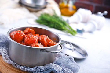 Image showing meatballs