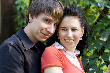 Image showing young happy couple