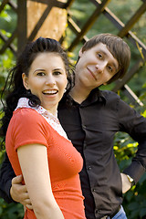 Image showing young happy couple