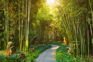 Image showing Wangjiang Pavilion in Wangjianglou park. Chengdu, Sichuan, China