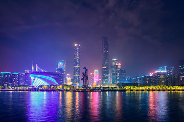 Image showing Guangzhou skyline. Guangzhou, China