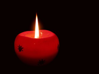 Image showing Red Candle