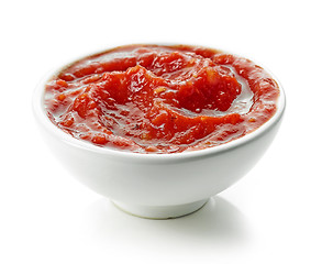 Image showing bowl of mexican salsa sauce 