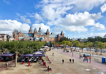 Image showing Rijksmuseum in Amsterdam