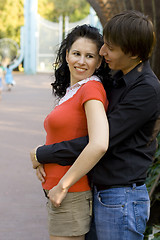 Image showing couple in the park