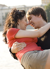 Image showing happy young couple