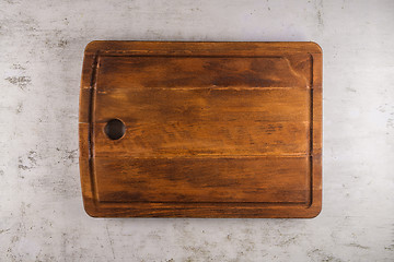 Image showing Wooden cutting board