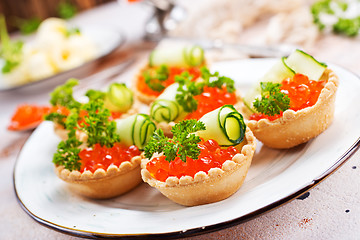 Image showing salmon caviar 