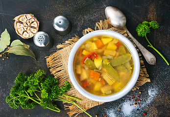 Image showing vegetable soup