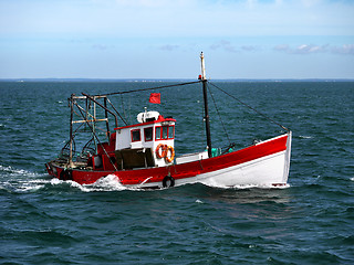 Image showing Small Fishing Boat.