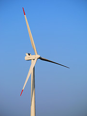 Image showing Wind Farm Turbine Assembly.