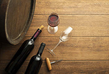 Image showing Red wine