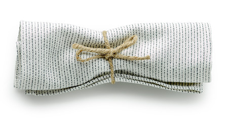 Image showing folded cotton napkin