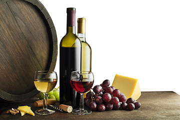 Image showing Wine background
