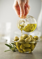 Image showing Olive oil