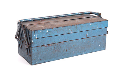 Image showing Old metal toolbox