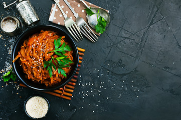 Image showing  braised cabbage