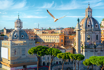 Image showing Trajan column in Rome