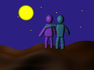 Image showing Couple 3d