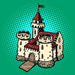 Image showing medieval castle, fairy kingdom. real estate