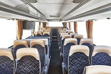 Image showing Bus interior seats