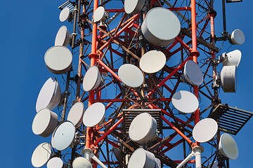 Image showing Transmitter tower detail