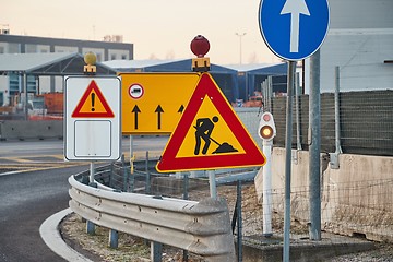 Image showing Road Construction detour