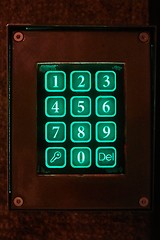 Image showing Intercom in the dark