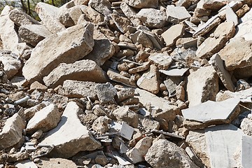 Image showing Pile of debris