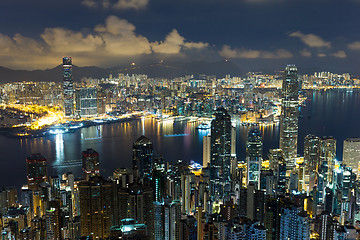 Image showing Hong Kong urban at night