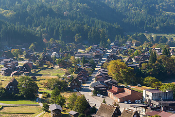 Image showing Shirakawago village in Japan