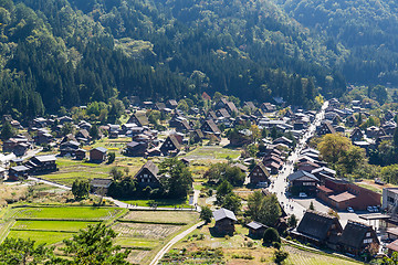 Image showing Japanese Shirakawago village