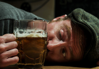 Image showing Drunk guy