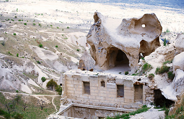 Image showing Ruins of the ancient Greek temple in Cappadocia